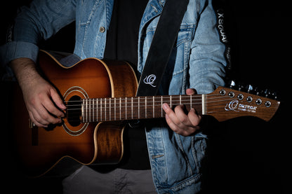 ORTEGA Wildledergitarrengurt - Ash