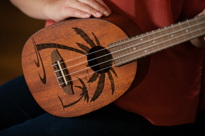 ORTEGA Bonfire Serie Konzert Ukulele 4 String - Sapele Natur