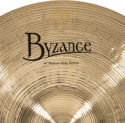 MEINL Cymbals Byzance Brilliant Medium Hihat - 14"
