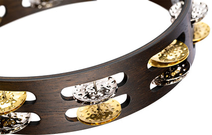 MEINL Percussion Traditional Wood Series Tambourine - 10"