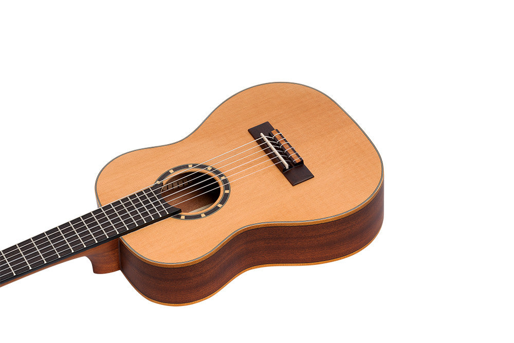 ORTEGA Family Series 1/4 Konzertgitarre 6 String Lefty - Zeder / Mahagoni Natur + Bag