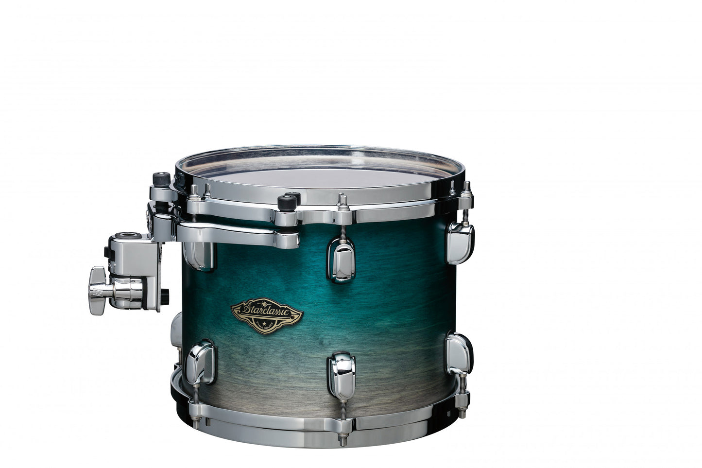 TAMA Starclassic Walnut/Birch Lacquer Rack Tom 8" x 7" - Satin Sapphire Fade/Chrome HW