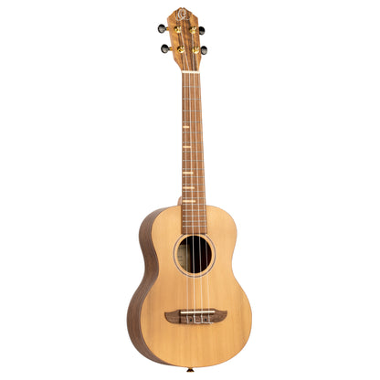 ORTEGA Timber Series Tenor Ukulele 4 String - Solid Cedar / Walnut Natural + Bag