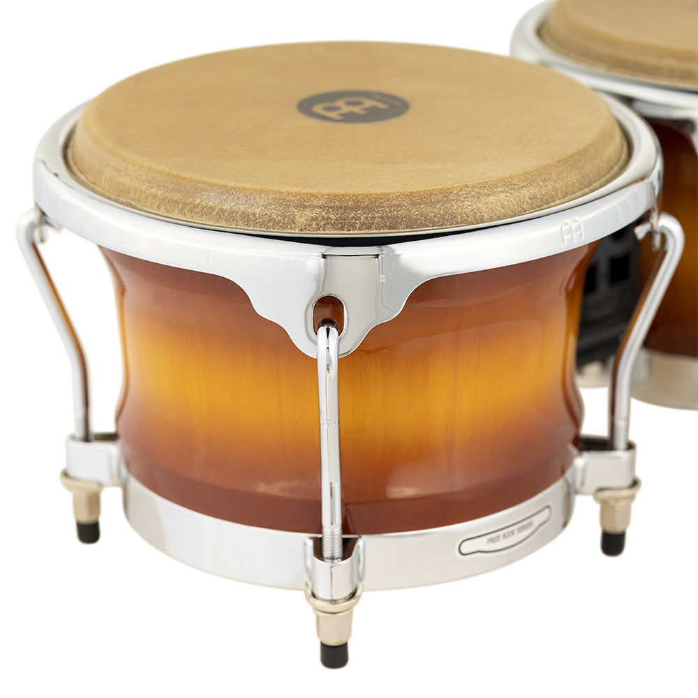 MEINL Percussion Professional Series Wood Bongo 7" Macho & 8 1/2" Hembra - Gold Amber Sunburst