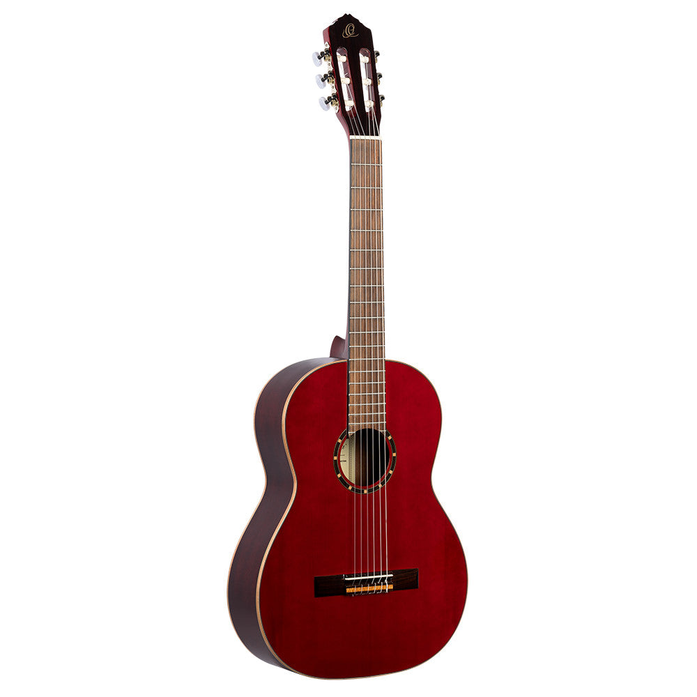 ORTEGA Family Series 4/4 Classical Guitar 6 String Lefty - Wine Red + Gigbag