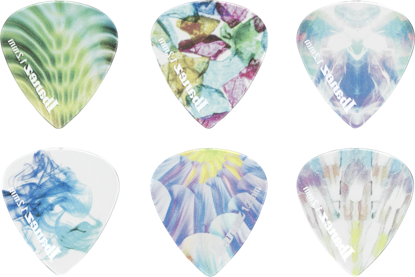 IBANEZ KALEIDO Series Picks - Copolyester Extra Heavy/ 6 pcs