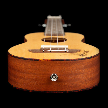 ORTEGA Bonfire Serie Sopran Ukulele 4 String - Fichte/Sapele Natur