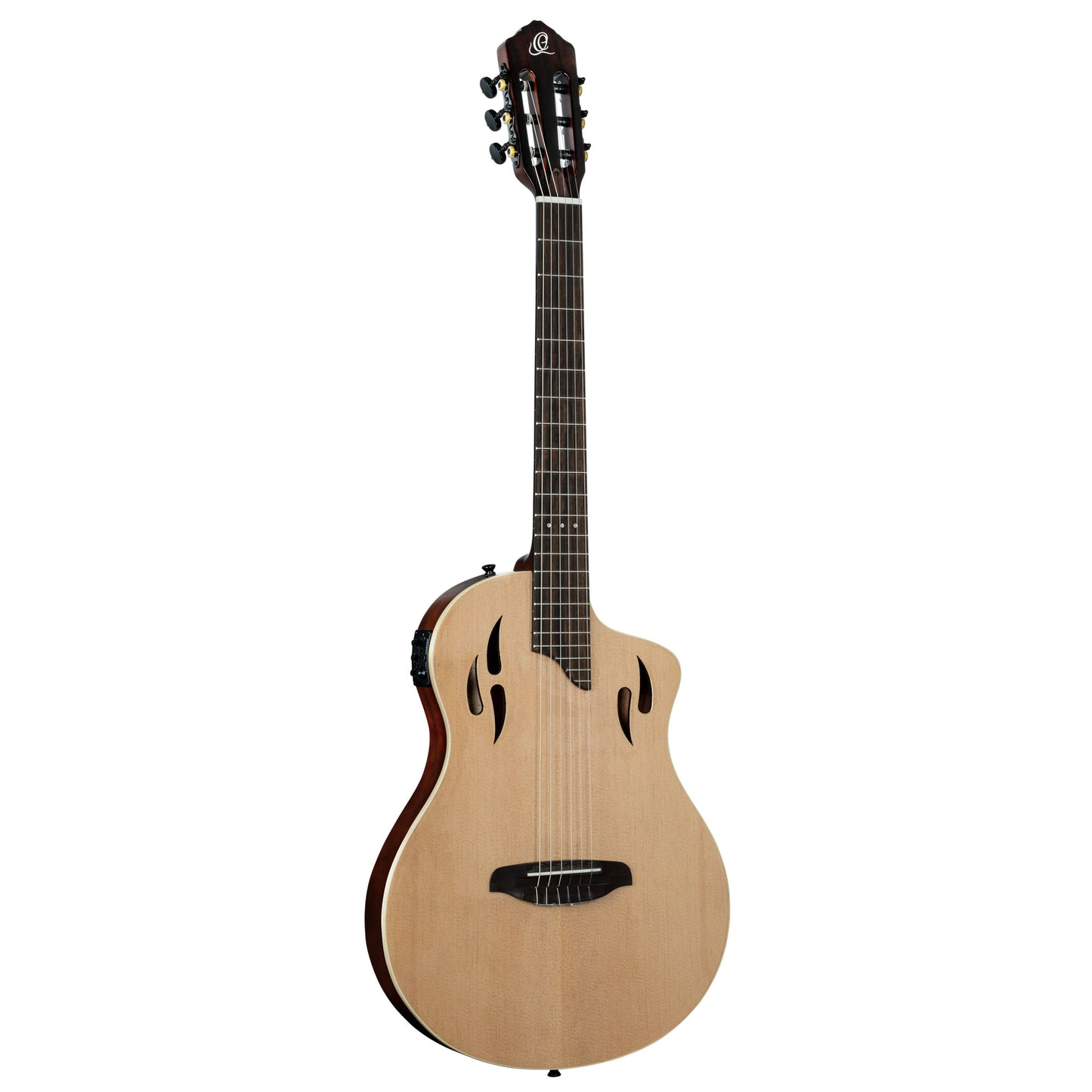 ORTEGA TourPlayer DeLuxe Nylon String Gitarre 6-String - Fichte Natur + Gigbag