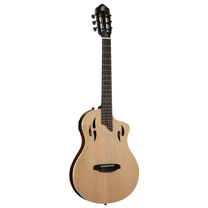 ORTEGA TourPlayer DeLuxe Nylon String Gitarre 6-String - Fichte Natur + Gigbag