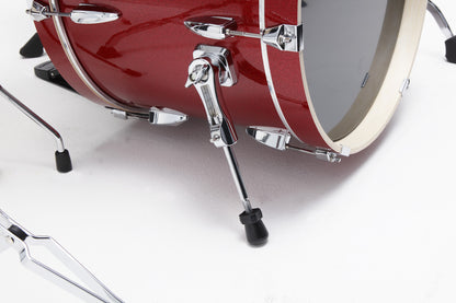 TAMA Imperialstar Drum Set 5 pcs - Burnt Red Mist/Chrome HW + MEINL Cymbals HCS Cymbal Kit/Stage Master Double-Braced Hardware Kit