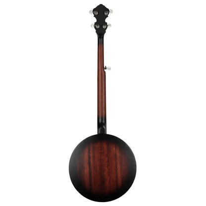 ORTEGA Americana Series Banjo 5 String - Mahogany Satin Whiskey Burst