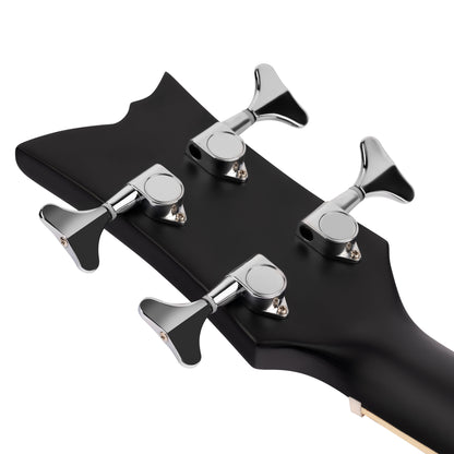ORTEGA Deep Series 7 Medium Scale Acoustic Bass 4 String - Spruce / Mahogany Satin Black
