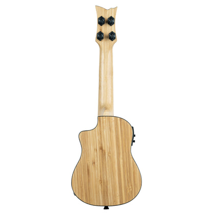 ORTEGA Bamboo Series Soprano Ukulele 4 String - Solid Bamboo Natural + Bag