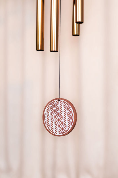 MEINL Sonic Energy Flower of Life Meditation Chime 36"/90 cm - 432 Hz - Bronze
