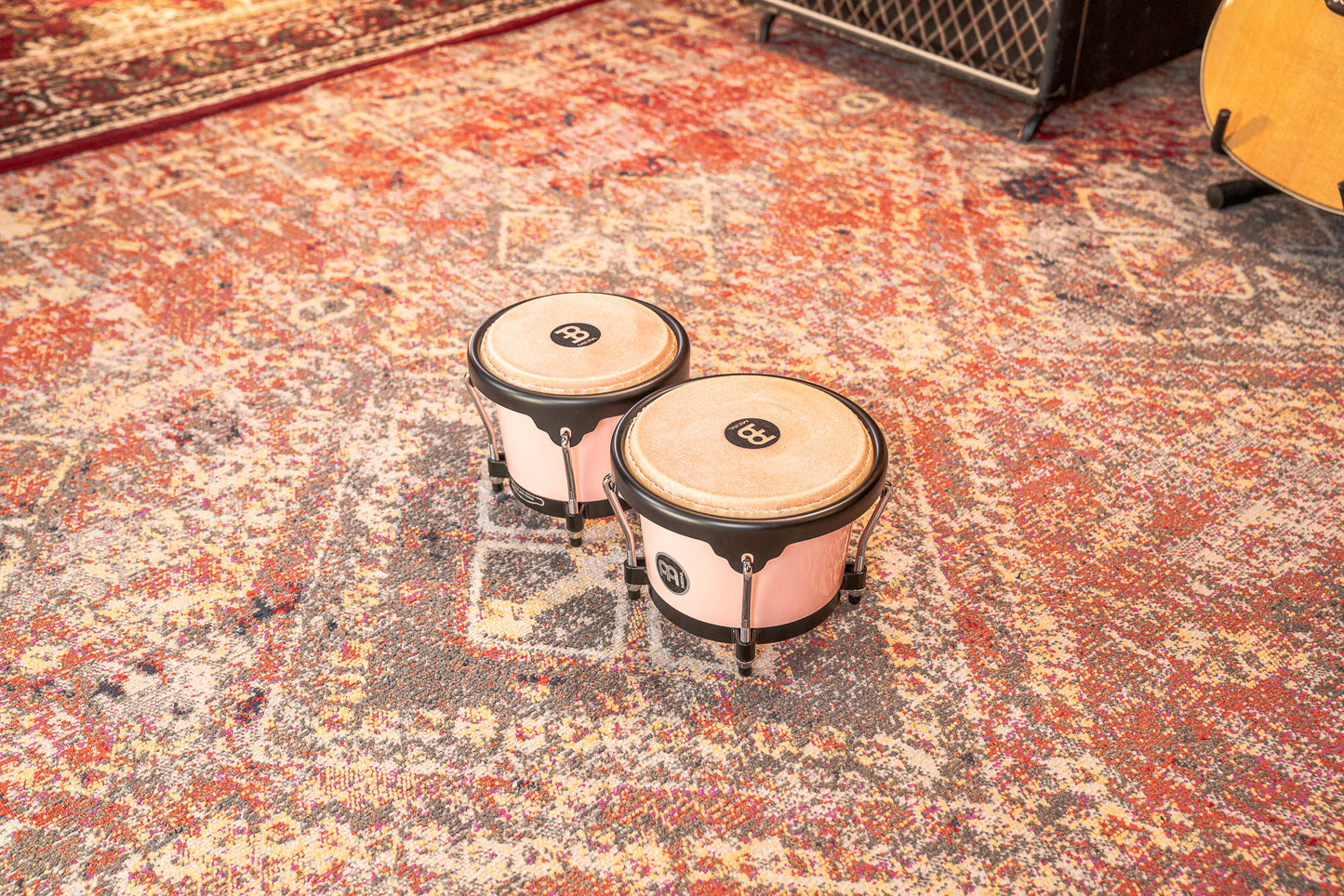MEINL Percussion Journey Series Bongo 6 1/2" Macho & 7 1/2" Hembra - Flamingo Pink
