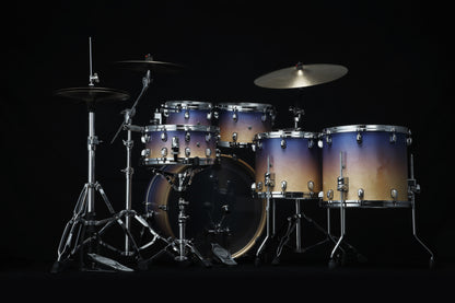 TAMA Starclassic Walnut/Birch Lacquer Shell Kit 5 teilig - Satin Purple Atmosphere Fade/Chrom HW