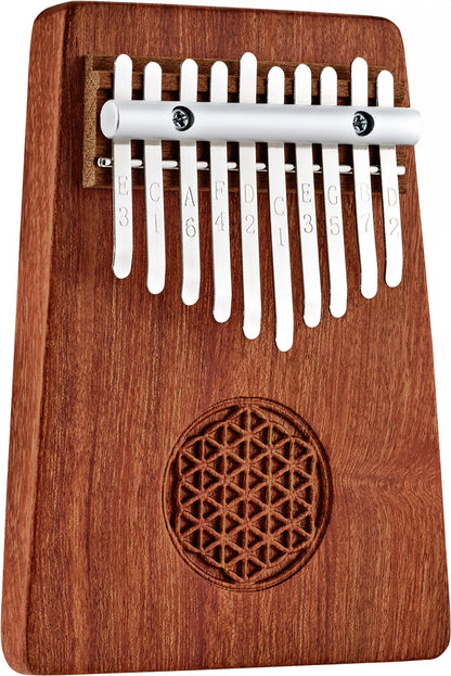 Meinl Sonic Energy Solid "Flower of Life" Kalimba - 10 Töne / Sambesi-Mammutbaumholz