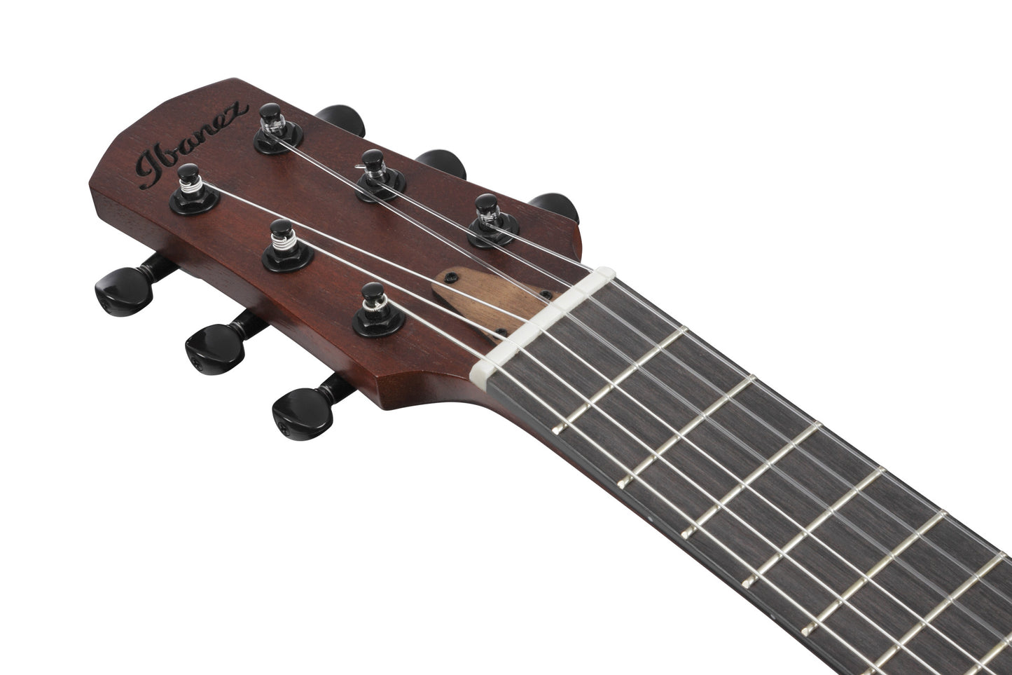 IBANEZ AU Piccolo Guitar 6-String - Open Pore Light Brown Sunburst + Gig Bag