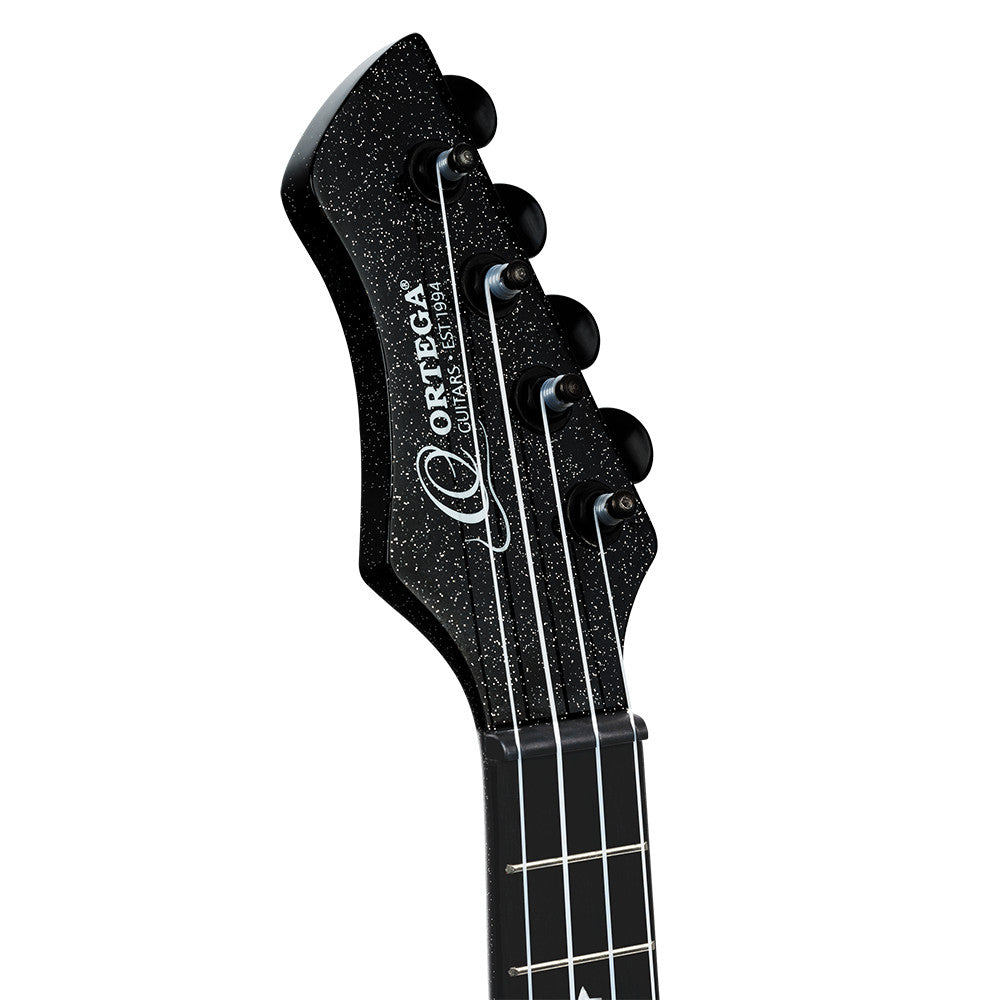 ORTEGA Horizon Serie Konzert Ukulele 4 String - Black Sparkle + Bag