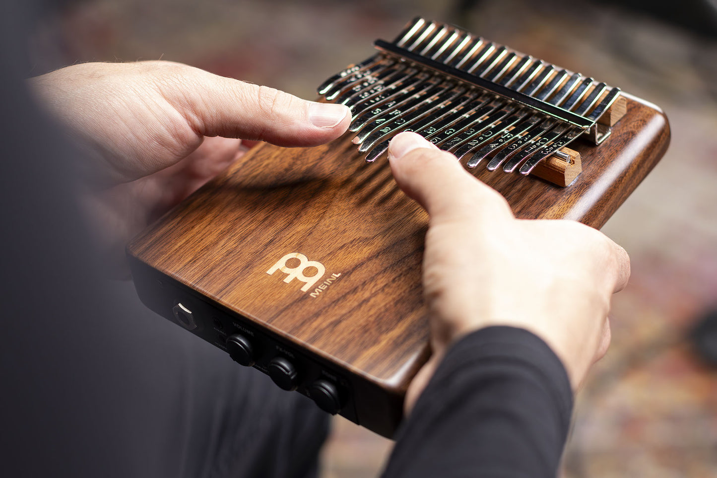 MEINL Percussion Solid Pickup Kalimba - American Walnut