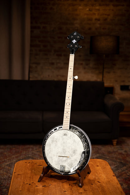 ORTEGA Falcon Serie Banjo 5 String Lefty - Maple Charcoal + Bag