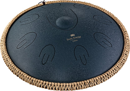 MEINL Sonic Energy Octave Steel Tongue Drum 16" - D Amara/9 Notes/440 Hz - Navy Blue