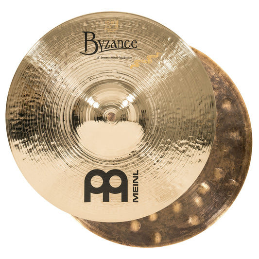MEINL Cymbals Byzance Brilliant Serpents Hihat - 13"
