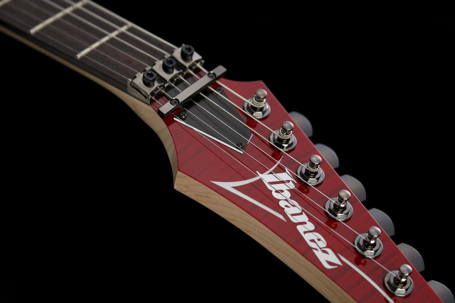 IBANEZ Kiko Loureiro Signature Electric Guitar 6-String - Transparent Ruby Red + Case