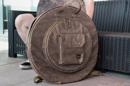 MEINL Cymbals Vintage Hyde Cymbal Bag 22" - Dark Brown