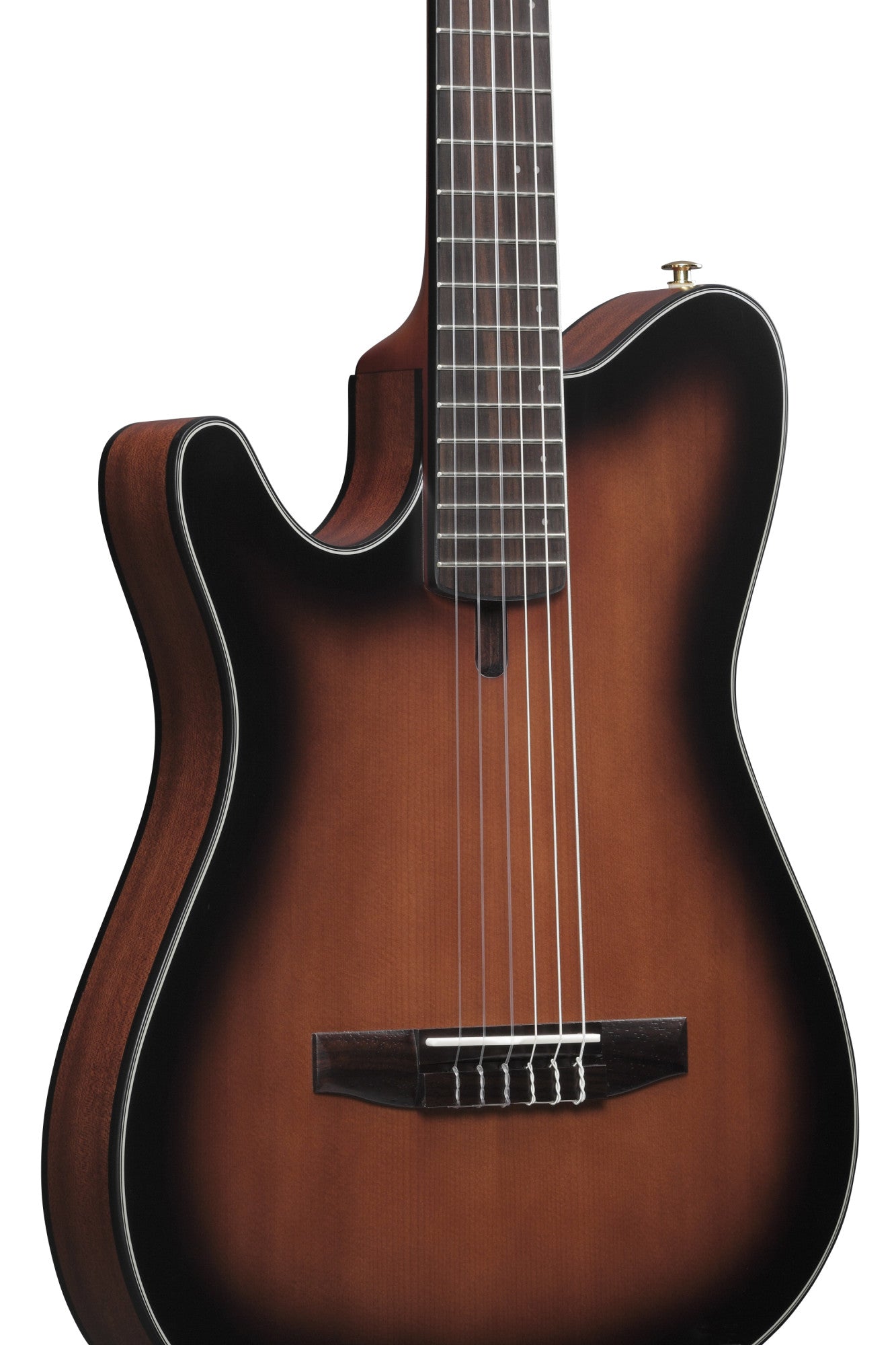 IBANEZ FRH Nylon-Saiten-Gitarre 6-String Lefty - Brown Sunburst Flat