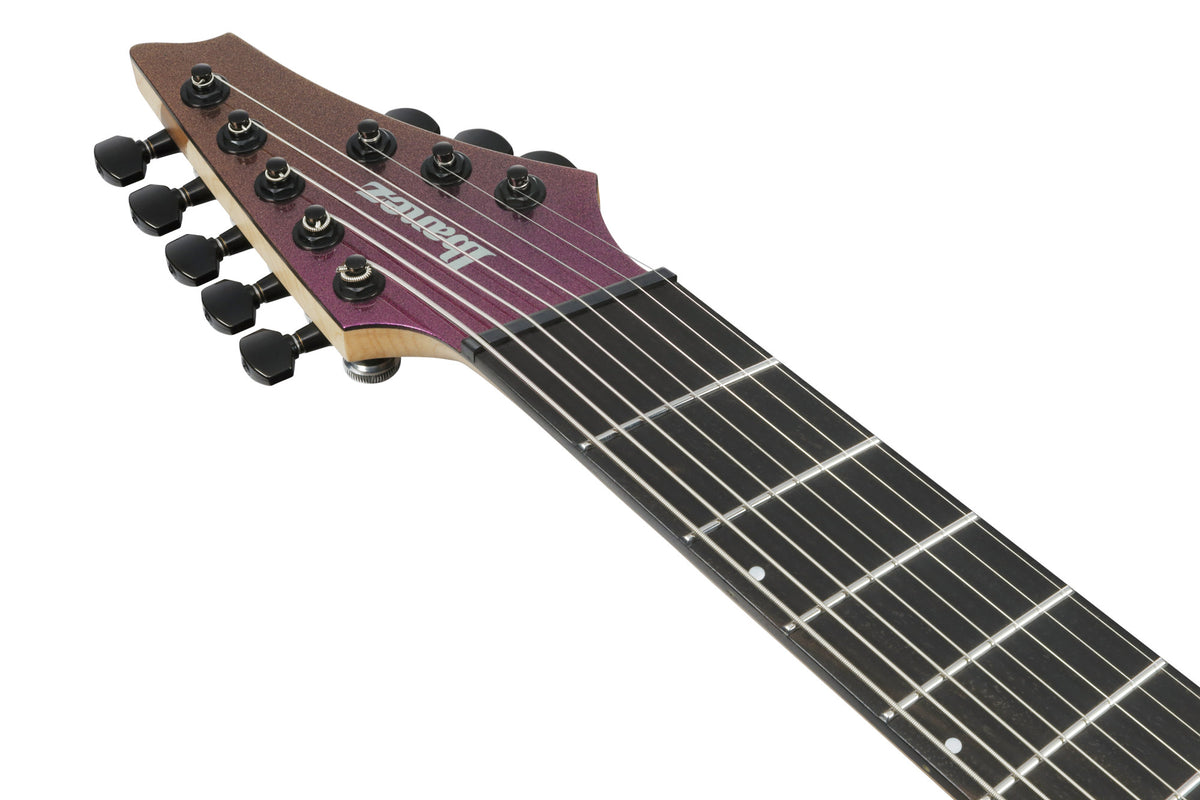 IBANEZ Alpha Electric Guitar 8-String Multi Scale - Coral Mirage + Gig Bag
