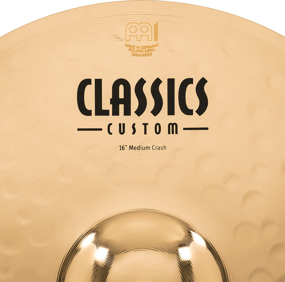 MEINL Cymbals Classics Custom Brilliant Medium Crash - 16"