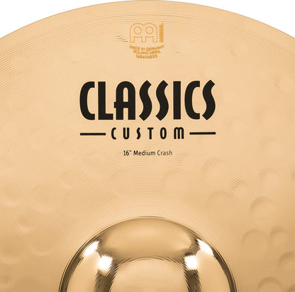 MEINL Cymbals Classics Custom Brilliant Medium Crash - 16"