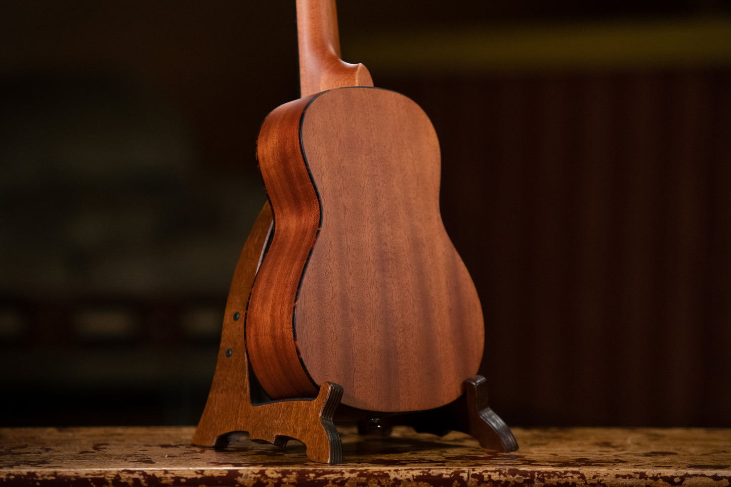 ORTEGA  Bonfire Series Concert Ukulele 4 String - Sapele Natural