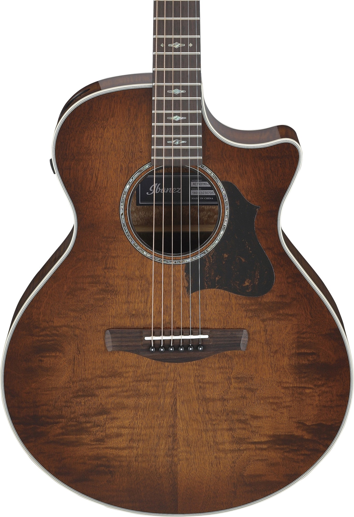 IBANEZ AE Acoustic Guitar 6-String - Mahogany Sunburst High Gloss