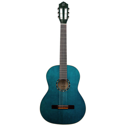 ORTEGA Family Series 4/4 Slim Neck Konzertgitarre 6 String - Ocean Blue + Bag