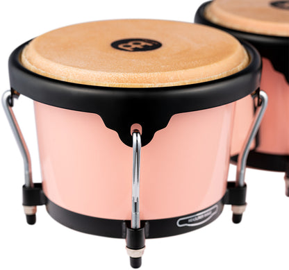 MEINL Percussion Journey Series Bongo 6 1/2" Macho & 7 1/2" Hembra - Flamingo Pink