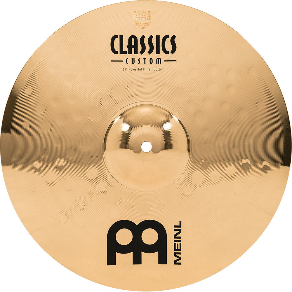 MEINL Cymbals Classic Custom Brilliant Powerful Hihat - 14"