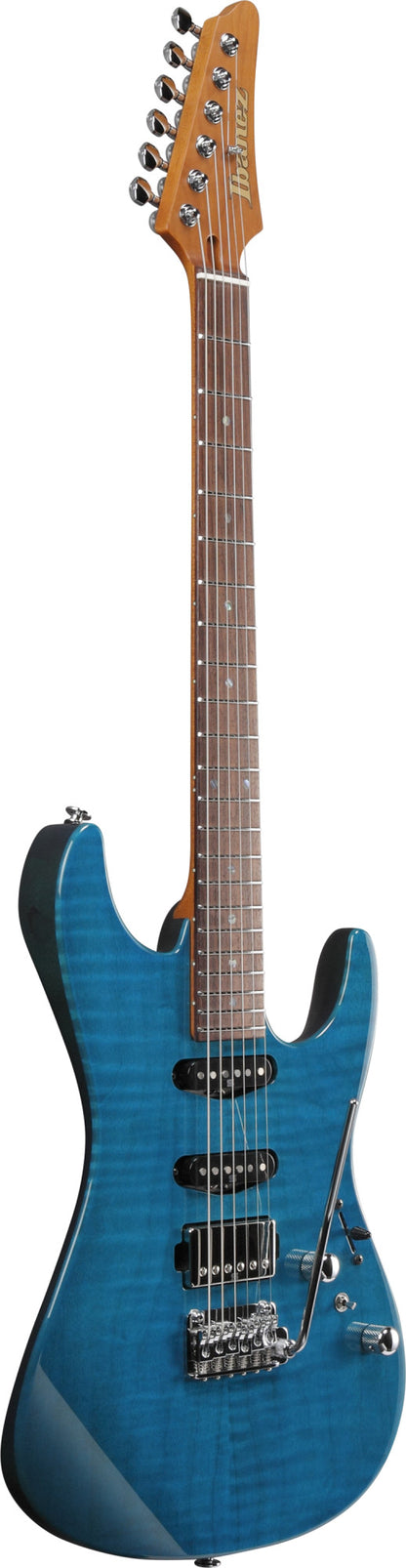 IBANEZ Martin Miller Signature E-Gitarre 6-String - Transparent Aqua Blue + Koffer