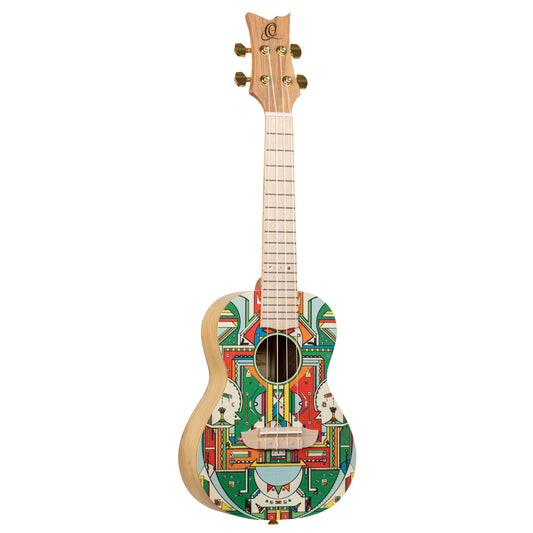 ORTEGA Art Series Concert Ukulele 4 String - Spruce / Catalpa Himalaya