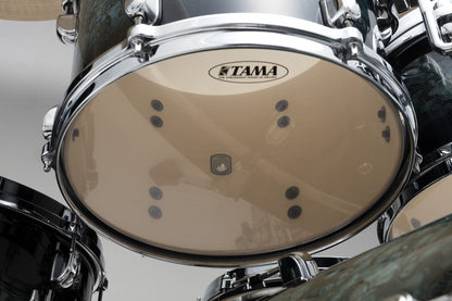 TAMA Starclassic Performer Shell Kit 4 teilig - Molten Steel Blue Burst/Chrom HW