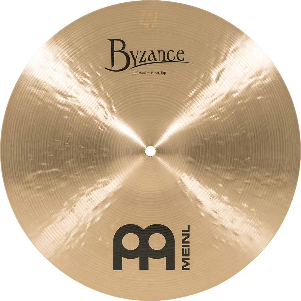 MEINL Cymbals Byzance Traditional Medium Hihat - 15"