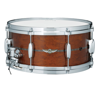 TAMA STAR Maple Snaredrum 13" x 6" - Satin Antique Brown/Chrom HW - Outside Inlay