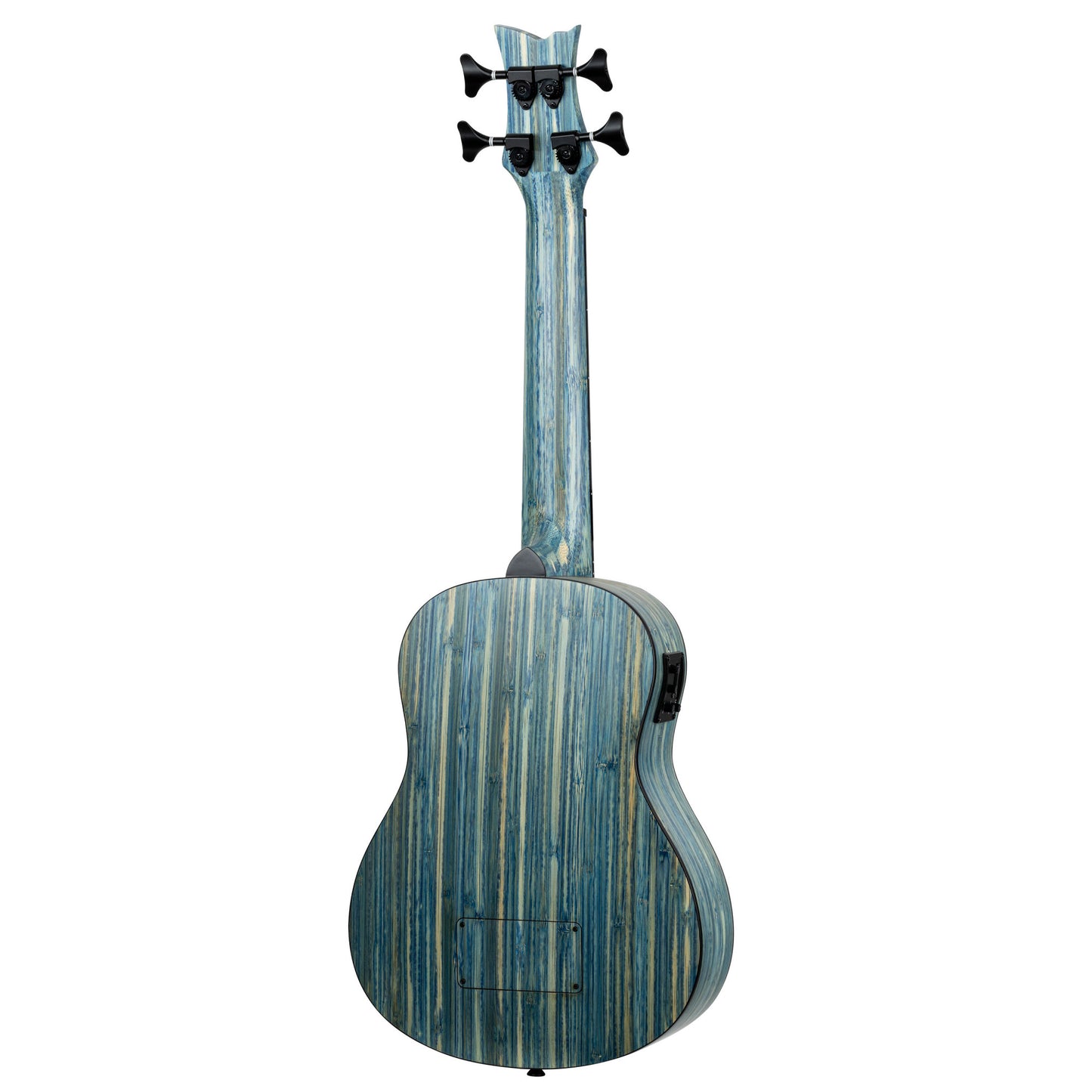 ORTEGA Bamboo Serie Short Scale Uke Bass 4 String - Solid Bamboo Stonewashed + Bag