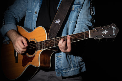 ORTEGA Echtledergitarrengurt - Roman Marble