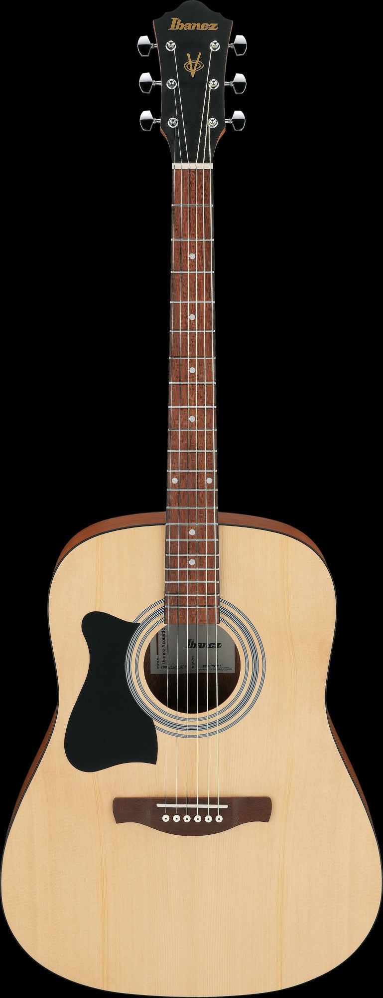 IBANEZ Jampack Akustikgitarren-Set 6-String Lefty - Open Pore Natural + Gigbag, Gurt, Stimmgerät & Plektren