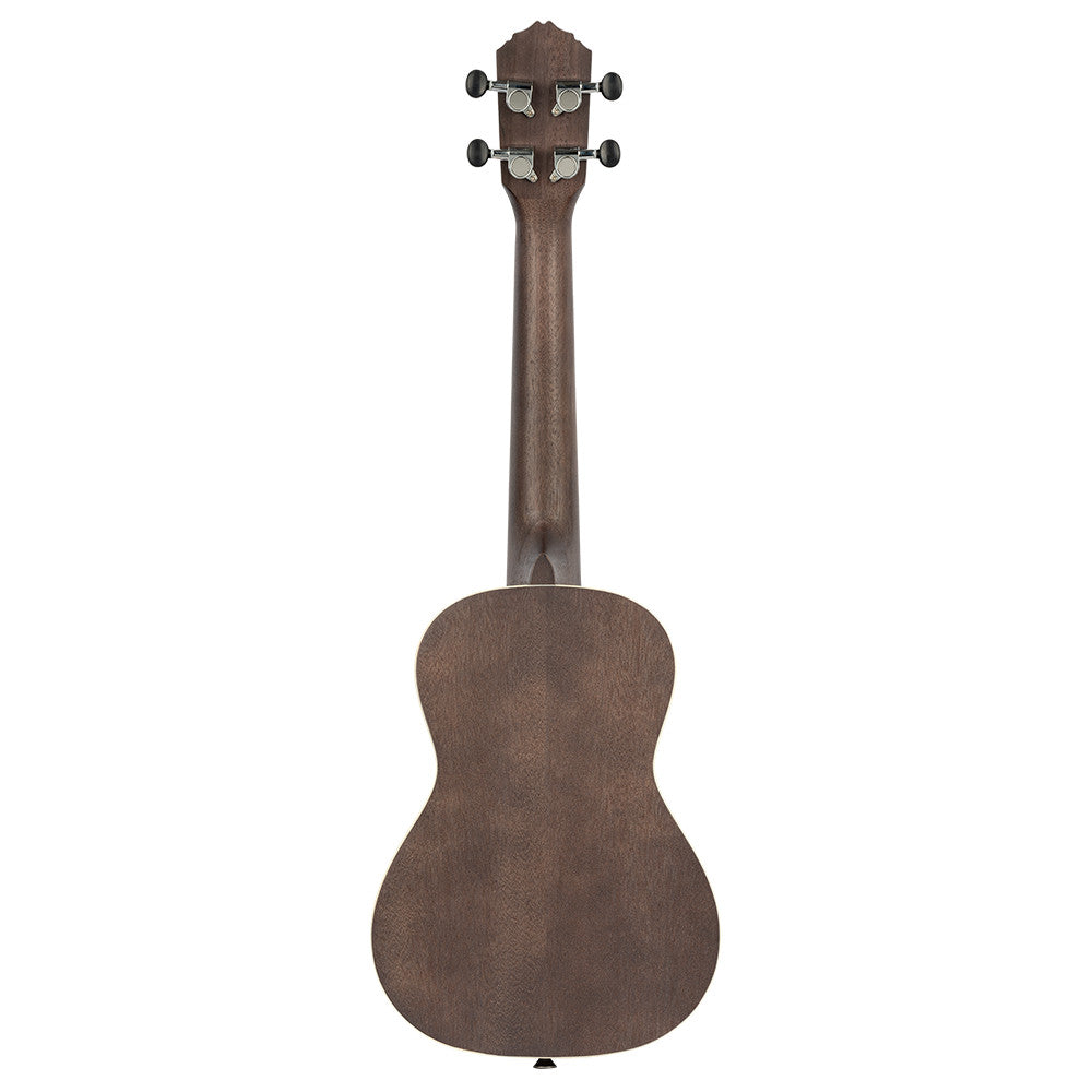 ORTEGA Earth Series Concert Ukulele 4 String - Okoume Coal Black