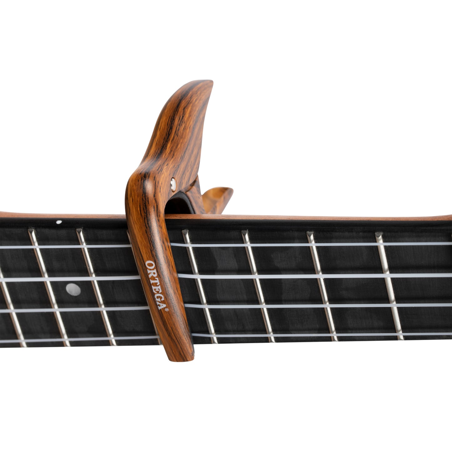 ORTEGA Ukulele Capo - Walnut Design