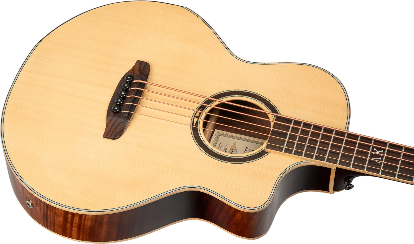 ORTEGA Ken Taylor Signature Series Acoustic Bass 5-String - Natural + Gigbag