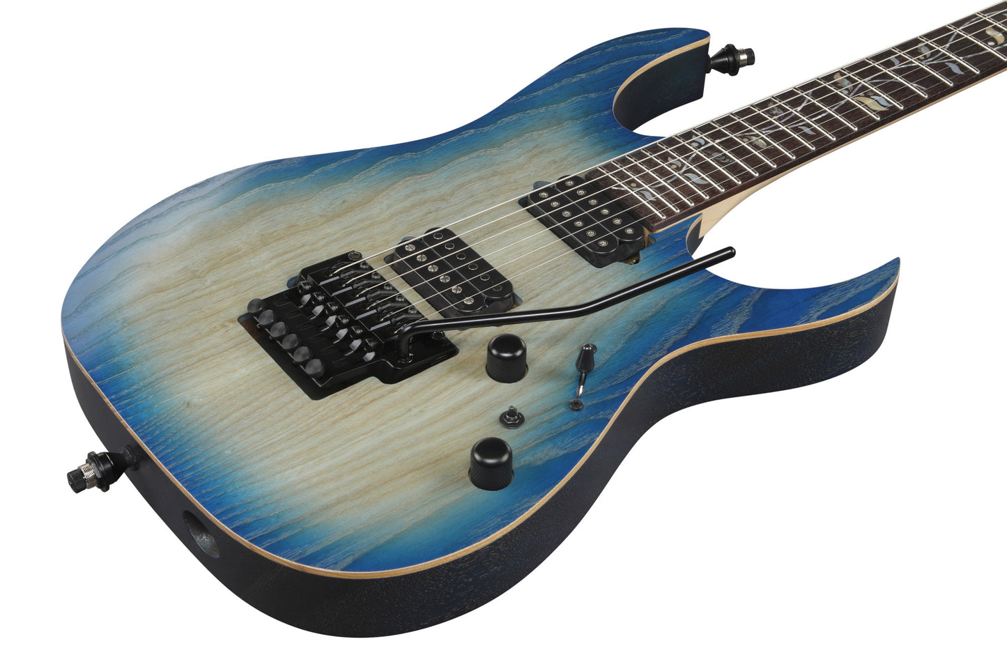 IBANEZ j.custom RG E-Gitarre 6-String - Ghost Fleet Blue Burst + Koffer